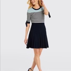 Draper James Striped Sweater Dress